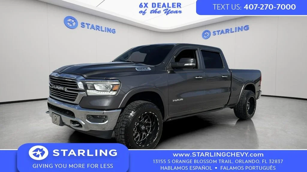 Used 2019 Gray Ram Laramie Crew Cab 4x2 6