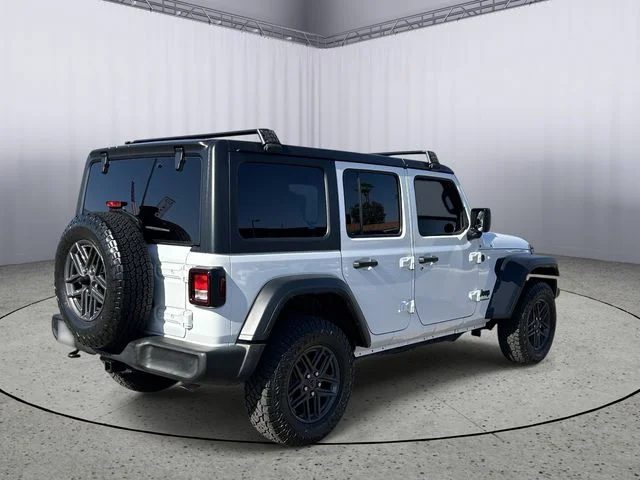 Used 2024 Bright White Clearcoat Jeep Sport S image 9