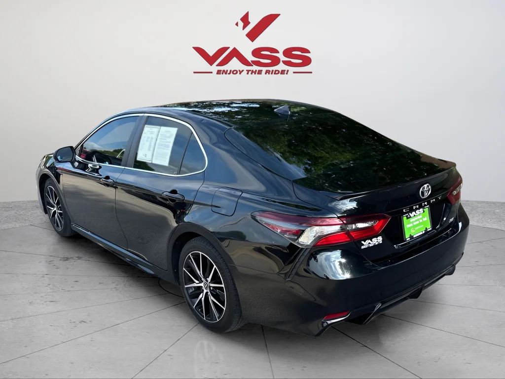 Used 2023 Midnight Black Metallic Toyota SE image 3