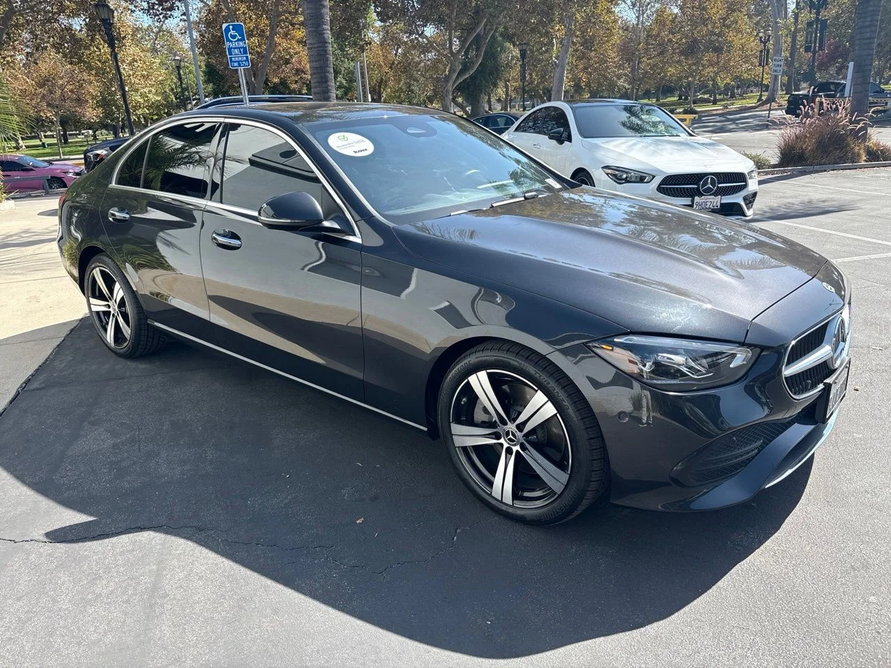 Certified Used 2023 Gray Mercedes-Benz C 300 Sedan Premium Line image 3
