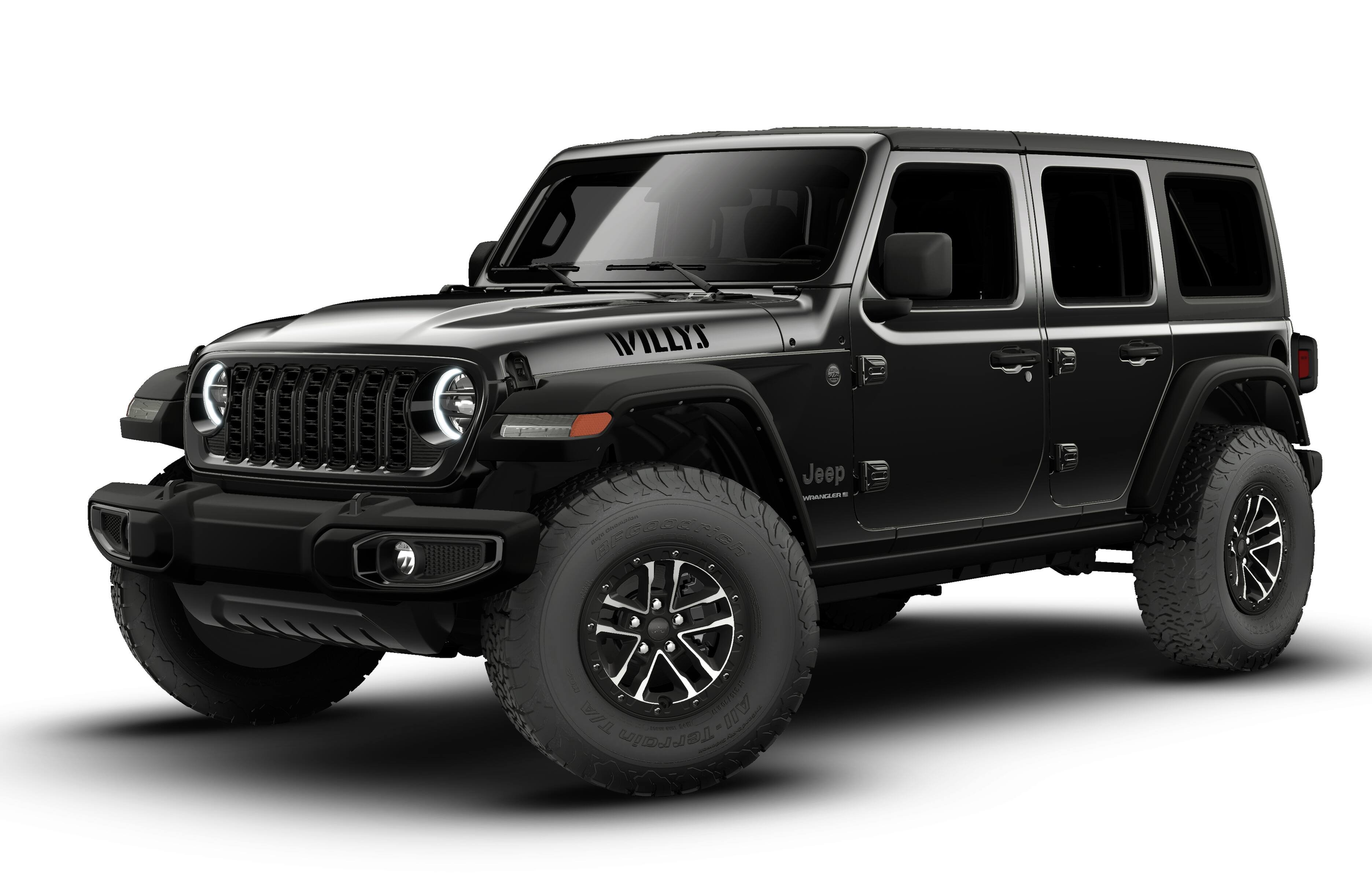 New 2026 Black Clear-Coat Exterior Paint Jeep Willys image 13