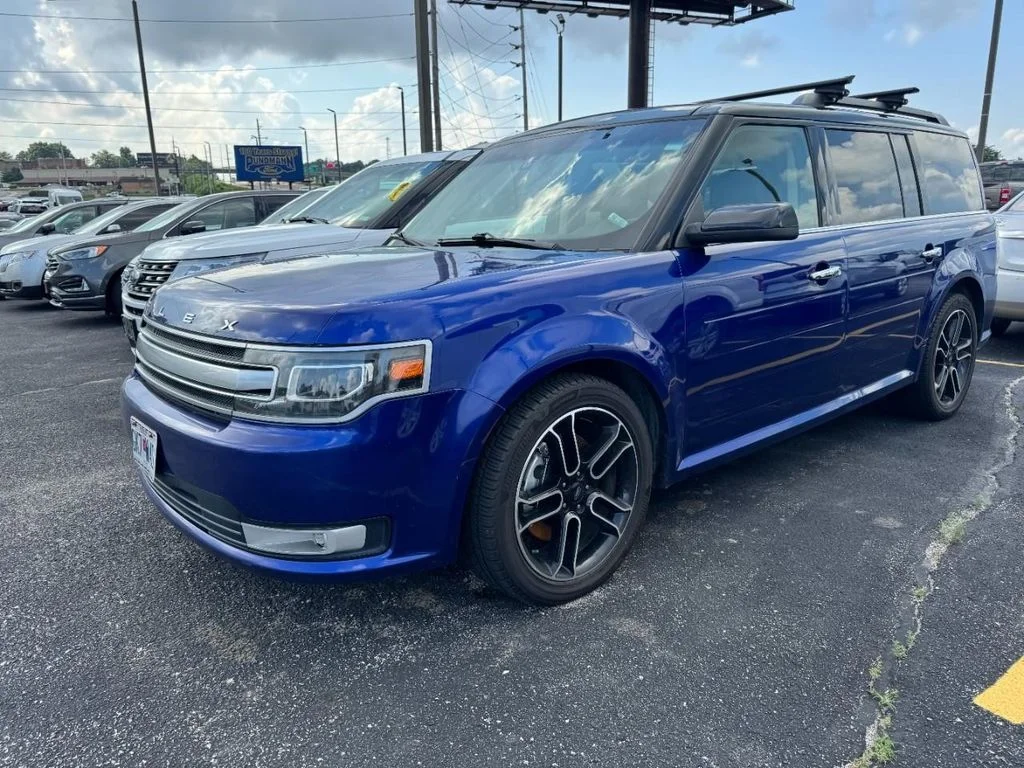 Used 2013 Deep Impact Blue Metallic Ford Limited image 6