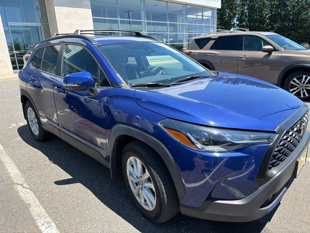 Used 2022 Blue Toyota LE image 2