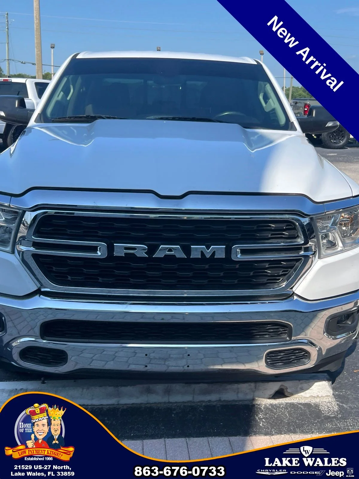 Used 2022 White Ram Big Horn/Lone Star image 9