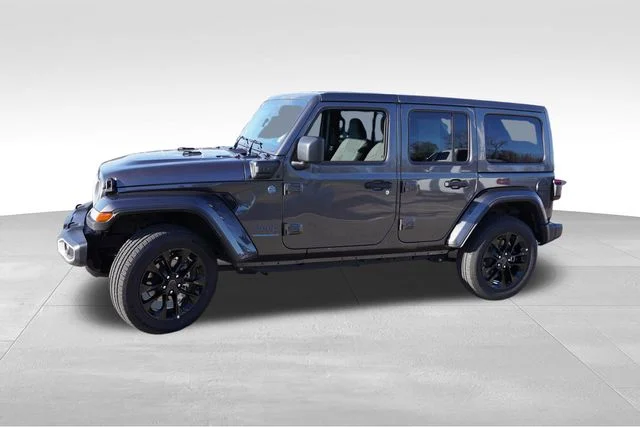 Certified Used 2025 Gray Jeep Sahara 4xe image 10