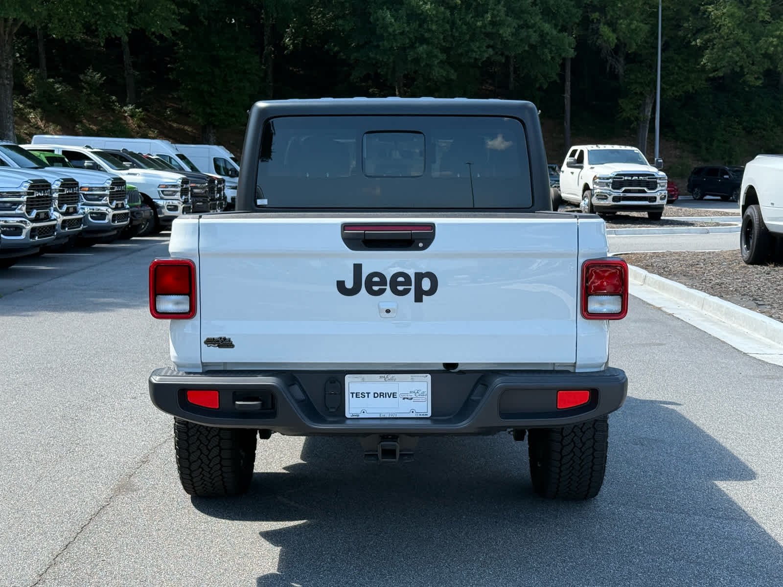 Used 2024 Bright White Clearcoat Jeep Sport image 4