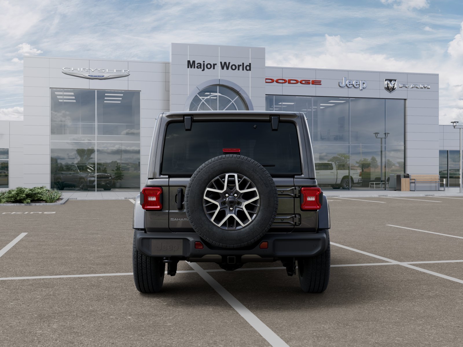 New 2026 Granite Crystal Metallic Clear-Coat Exterior Paint Jeep Sahara image 7