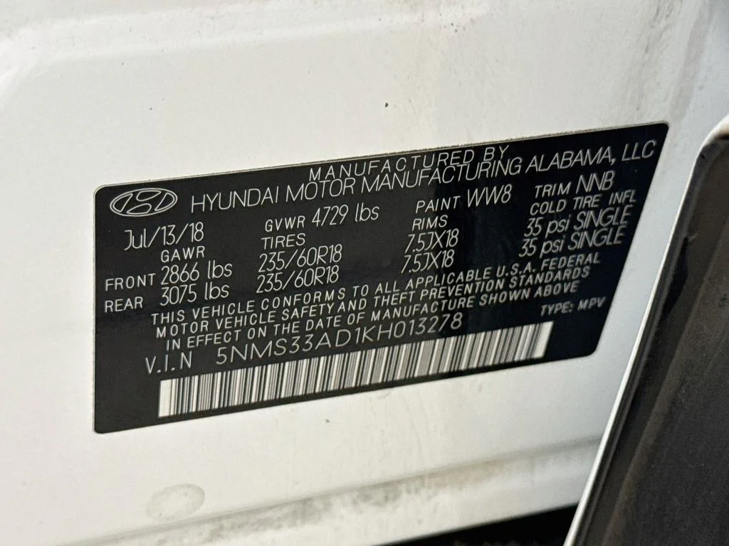 Used 2019 Quartz White Hyundai SEL Plus image 32
