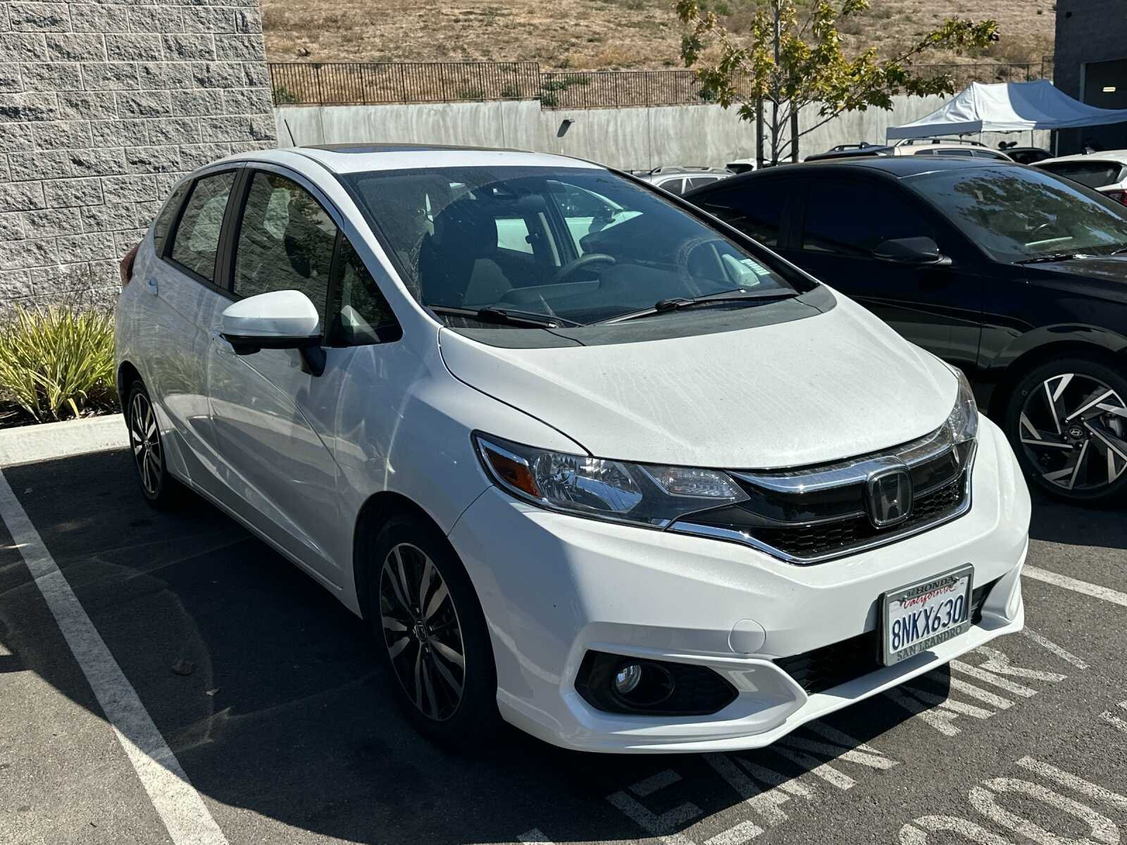 Used 2019 Platinum White Pearl Honda EX 4D Hatchback image 2