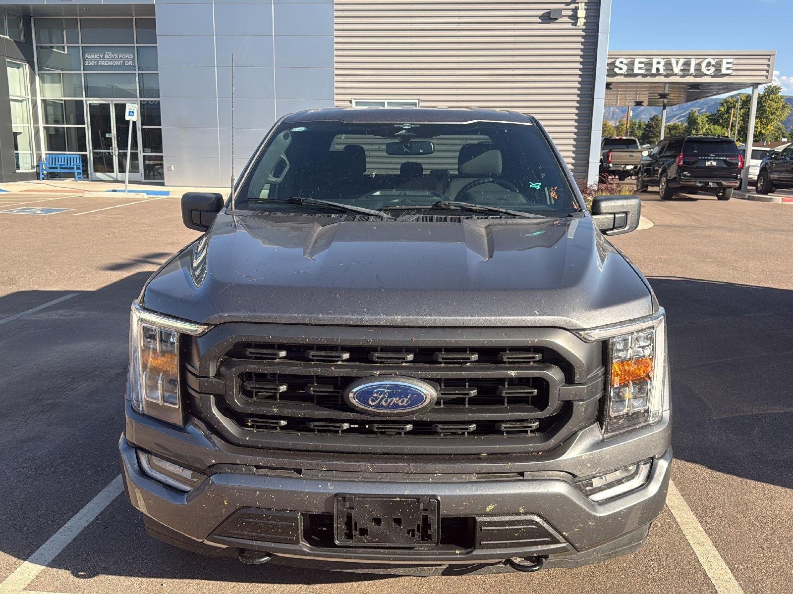 Used 2023 Carbonized Gray Ford XLT image 2