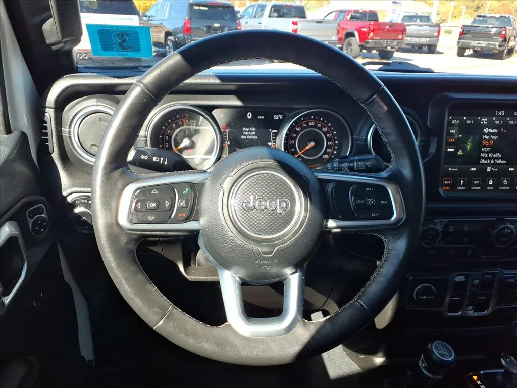 Used 2019 White Jeep Sahara 4x4 image 16