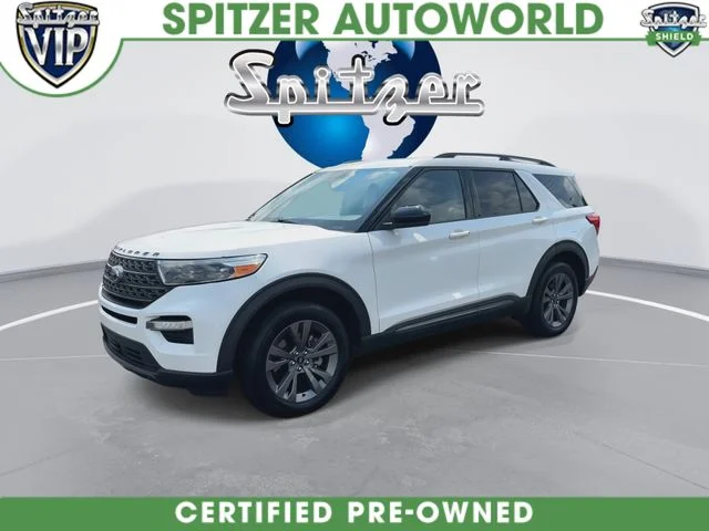 Certified Used 2023 White Metallic Ford XLT image 4