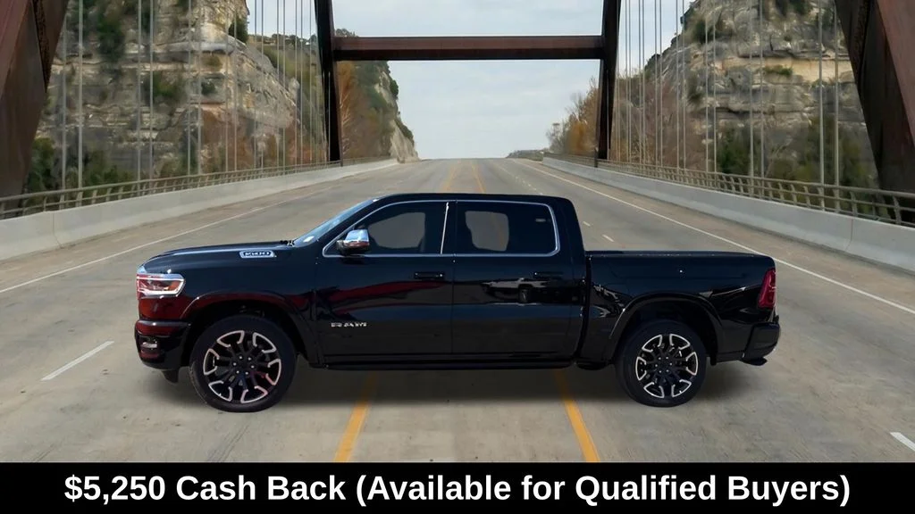 New 2026 Diamond Black Crystal Pearl-Coat Exterior Paint RAM Limited image 4