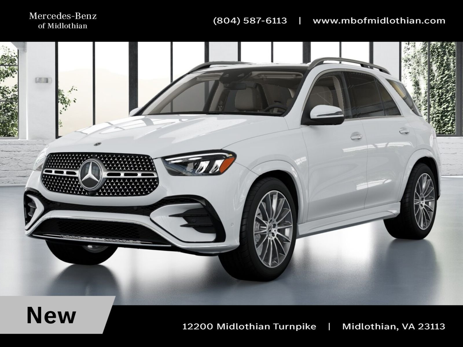 New 2026 Polar White Mercedes-Benz GLE 450 image 1