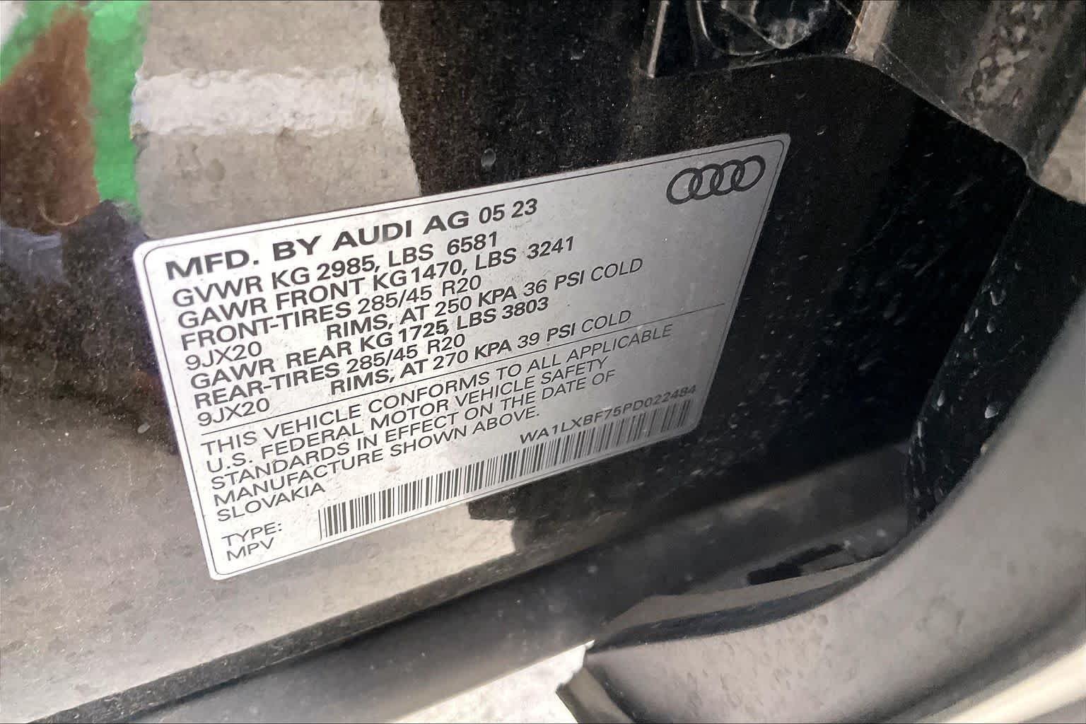 Used 2023 Tamarind Brown Metallic Audi Premium Plus image 34