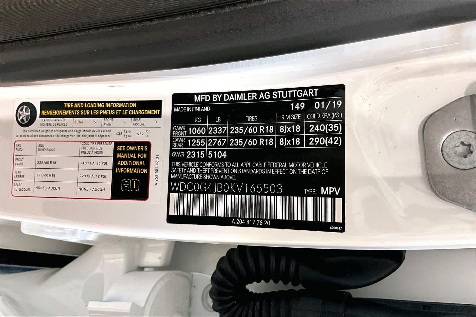Used 2019 Polar White Mercedes-Benz GLC 300 image 29