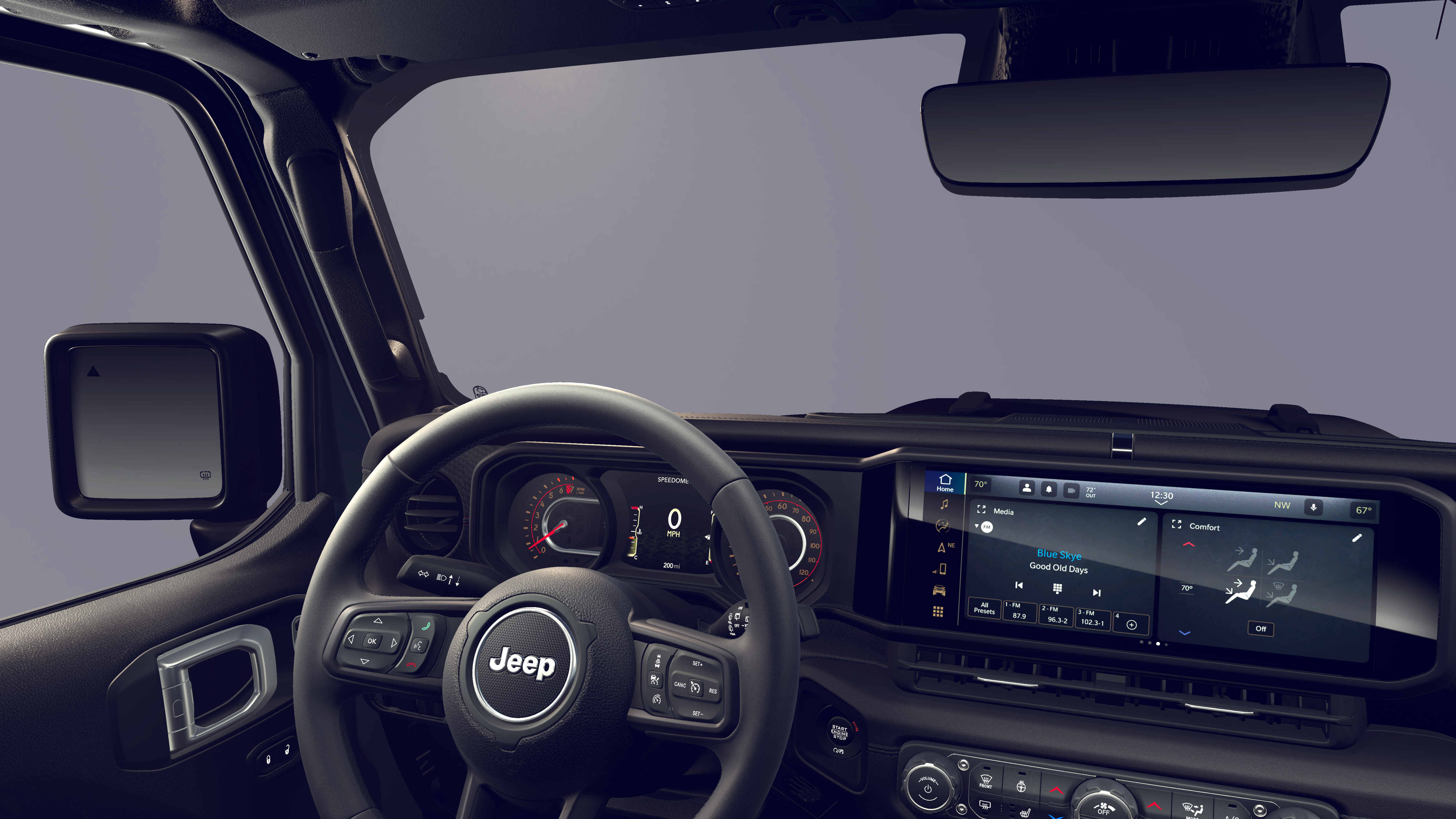 New 2026 Bright White Clear-Coat Exterior Paint Jeep Rubicon image 21