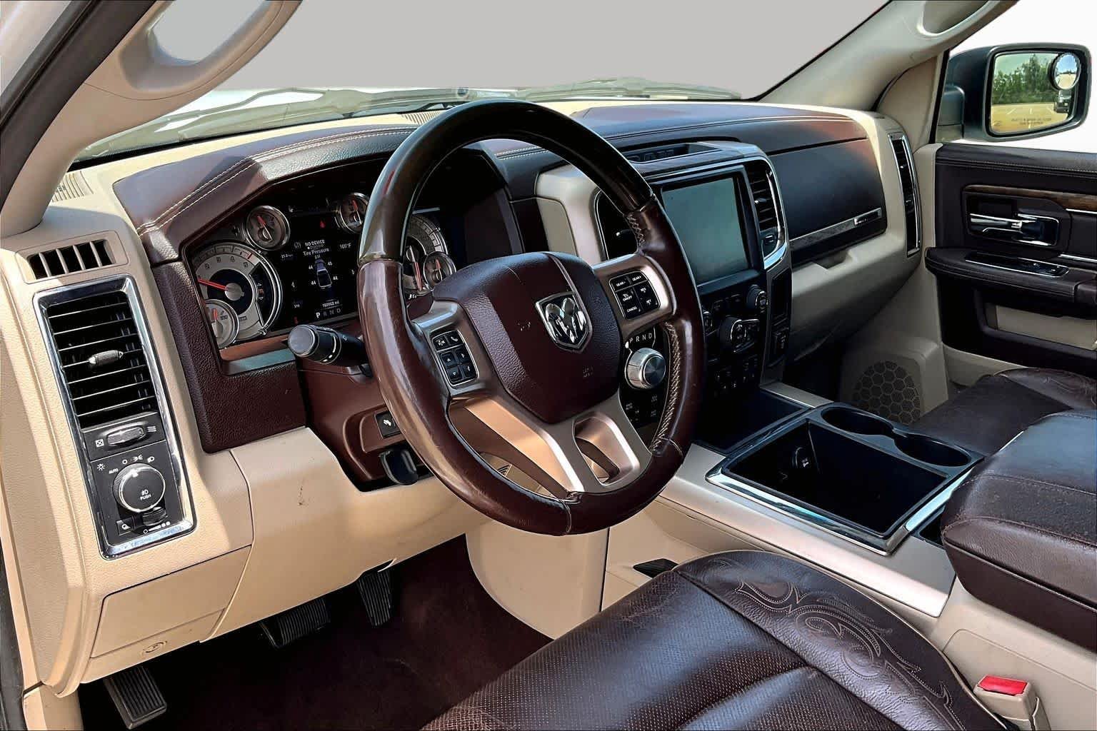 Used 2015 Bright White Clearcoat Ram Laramie Longhorn image 18