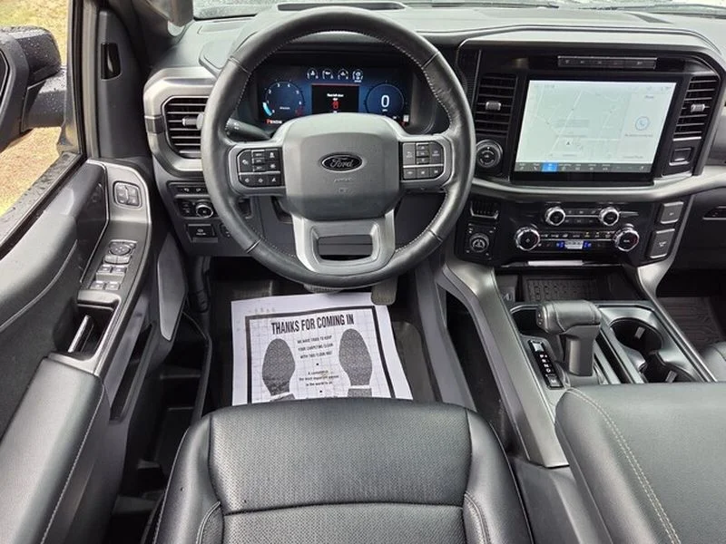 Used 2024 Agate Black Metallic Ford LARIAT image 8