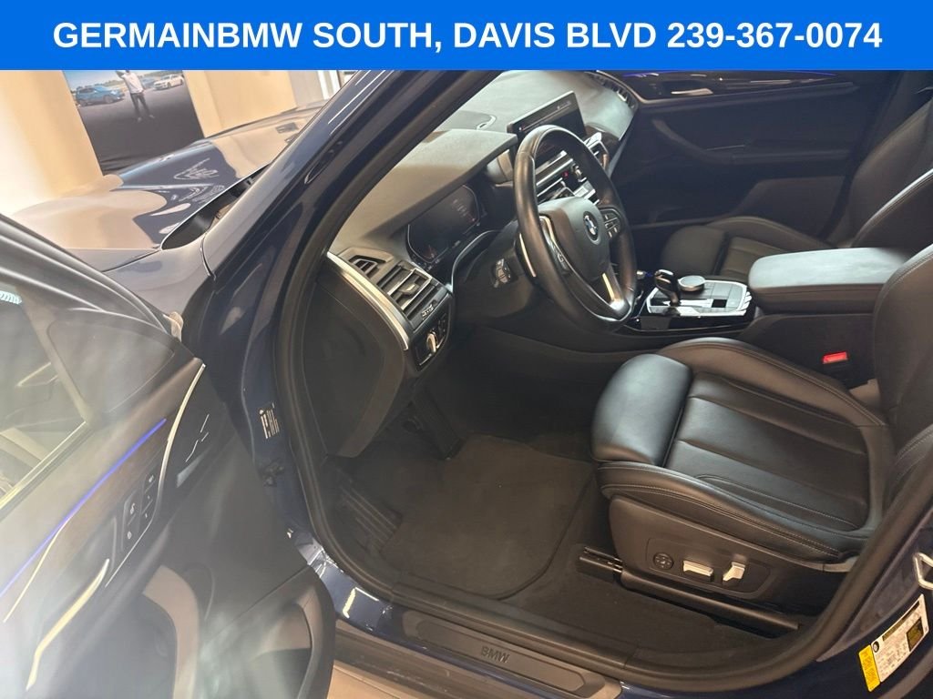 Certified Used 2022 Blue Metallic BMW sDrive30i image 12
