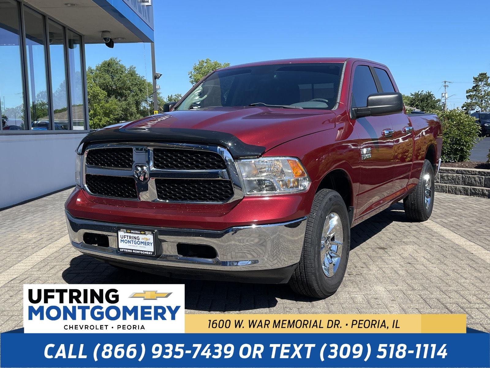 Used 2015 Deep Cherry Red Crystal Pearlcoat Ram SLT image 1