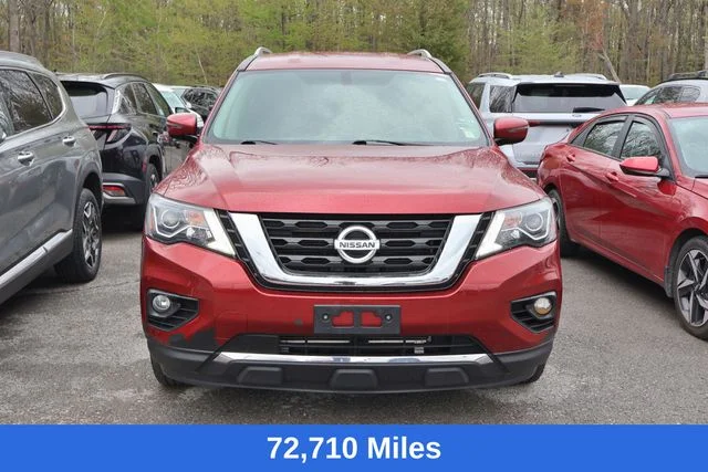 Used 2017 Nissan Pathfinder SV with VIN 5N1DR2MM3HC691644 for sale in Orchard Park, NY