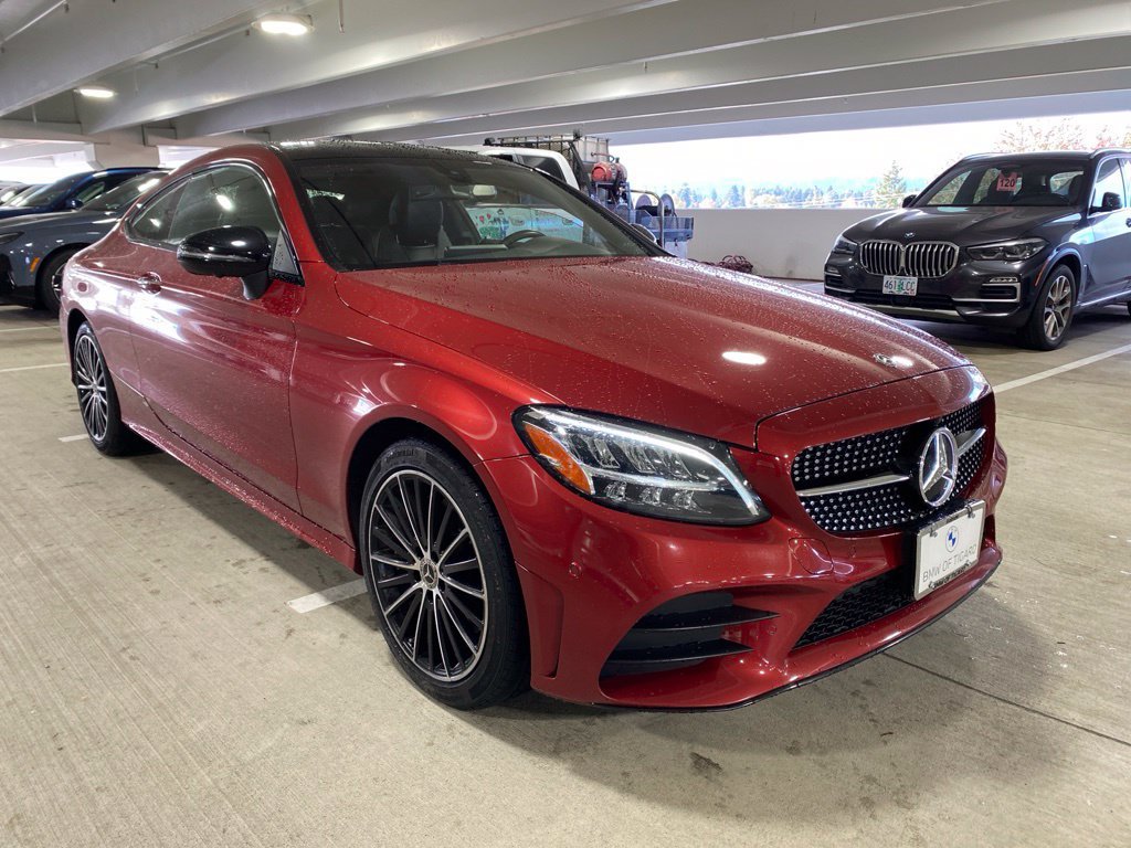 Used 2021 designo Cardinal Red Metallic Mercedes-Benz C 300 image 3