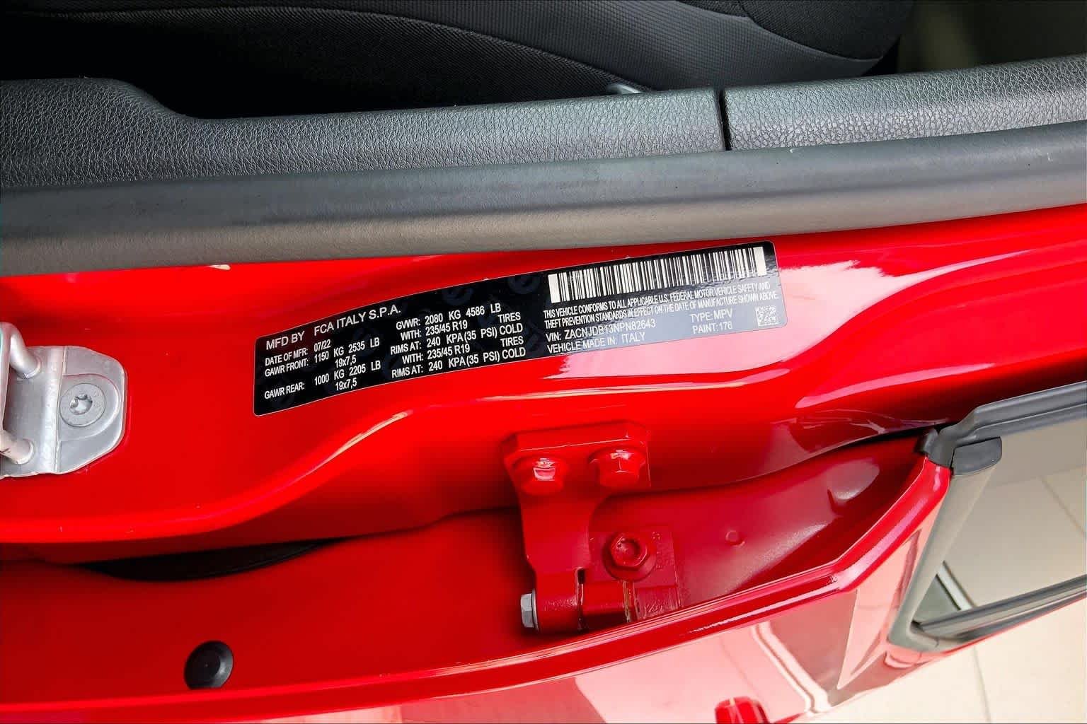 Used 2022 Colorado Red Clearcoat Jeep (RED) Edition image 34
