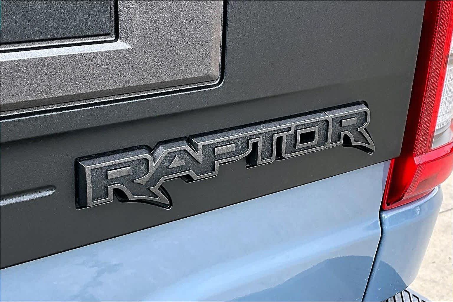Used 2023 Azure Gray Metallic Tri-Coat Ford Raptor image 10