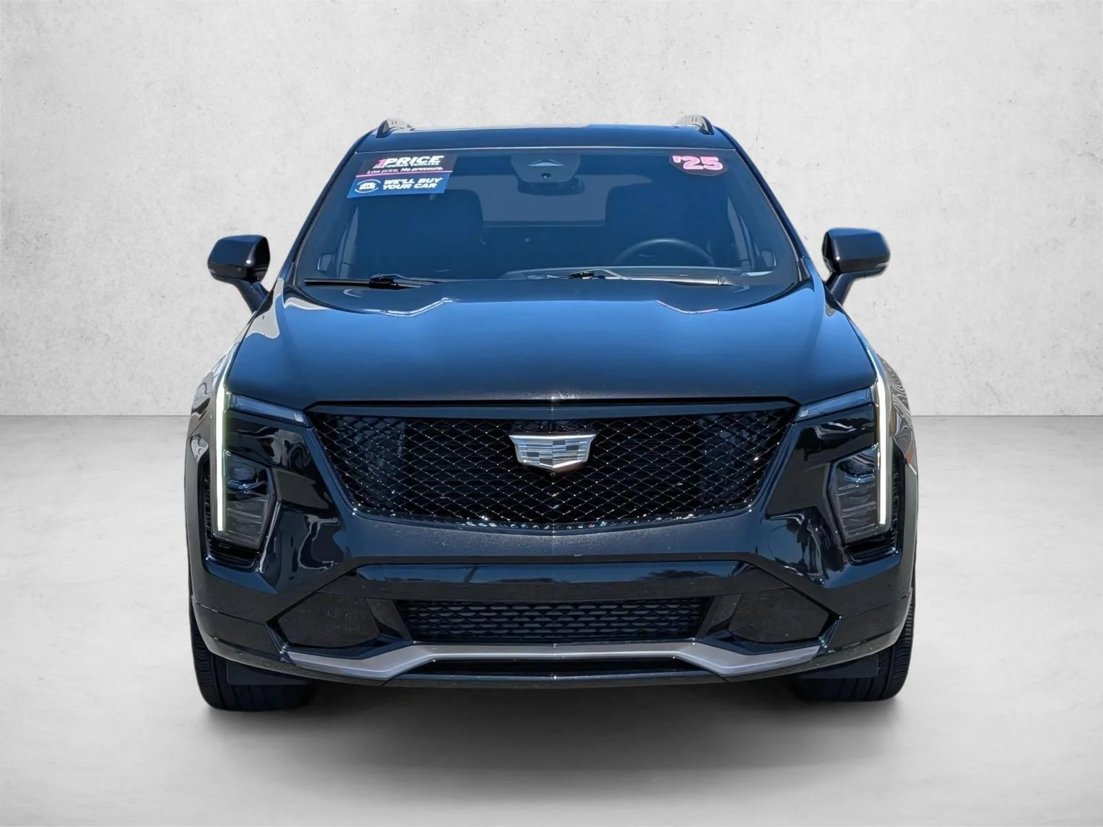Used 2025 Stellar Black Metallic Cadillac FWD Sport image 2