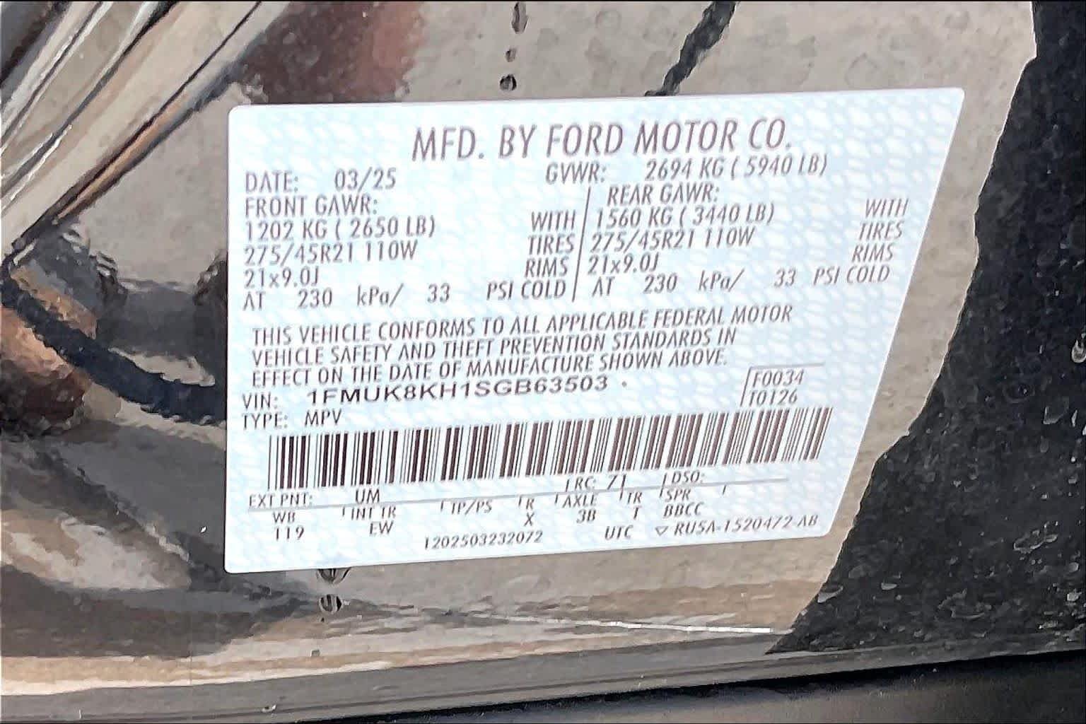 Used 2025 Agate Black Ford ST-Line image 65