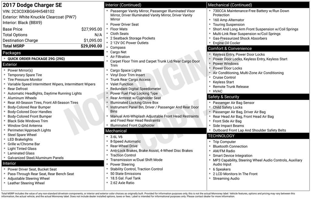 Used 2017 White Dodge SE image 11
