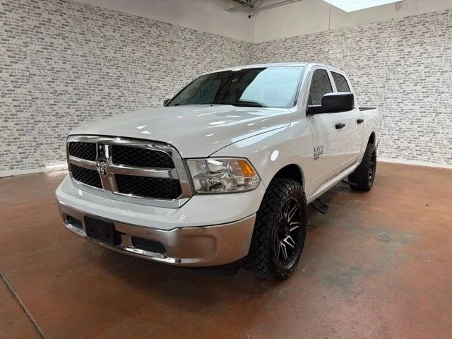 Used 2022 Bright White Clearcoat Ram SLT image 3