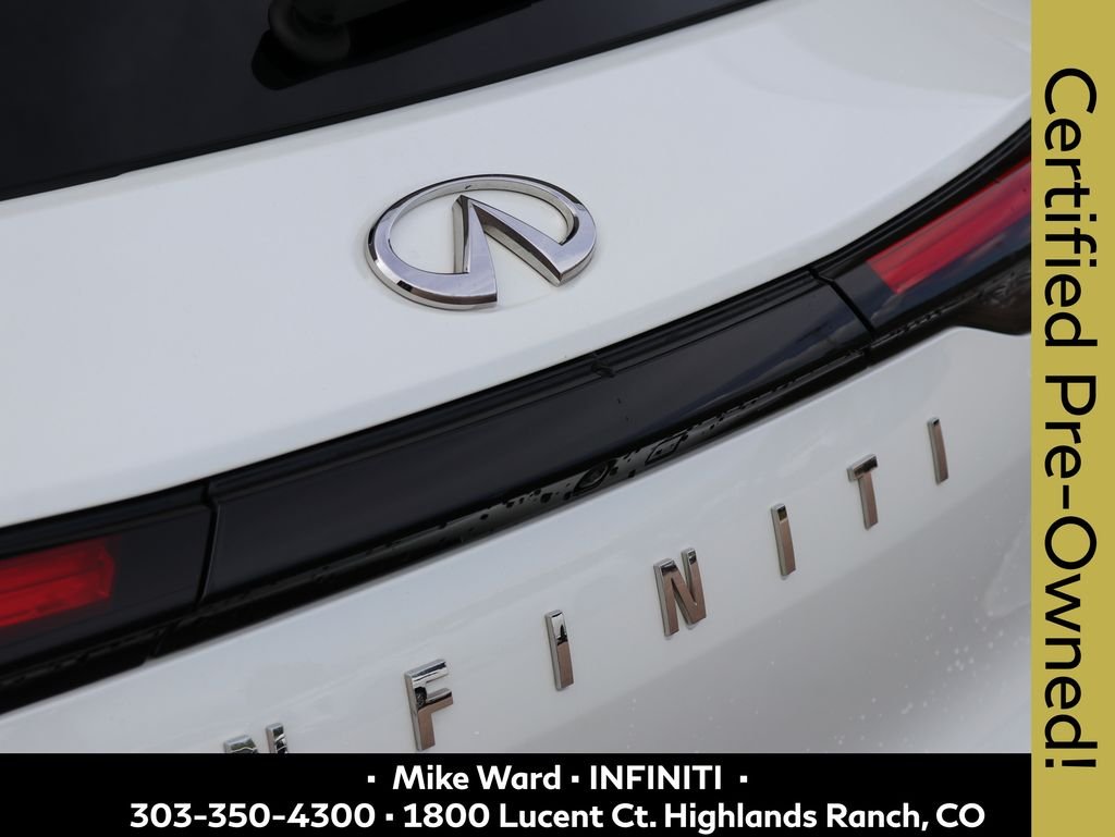 Certified Used 2023 White INFINITI LUXE image 4