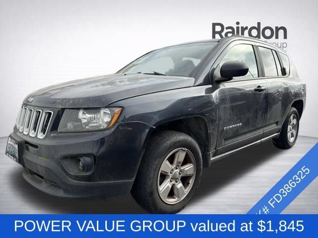 Used 2015 Jeep Compass Sport with VIN 1C4NJCBAXFD386325 for sale in Arlington, WA
