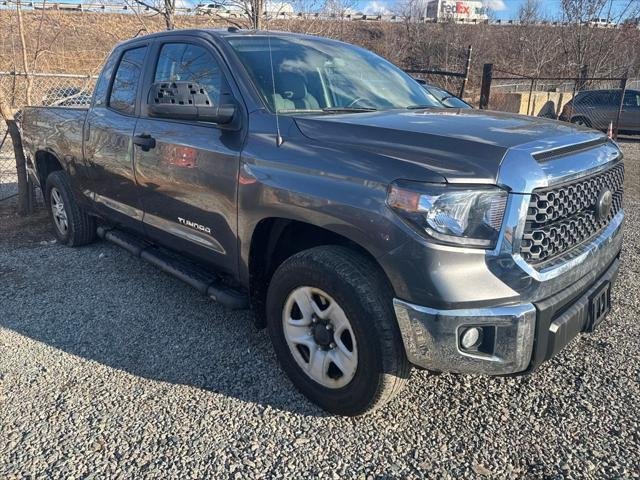 Gray 2018 Toyota Tundra SR5 Double Cab 4.6L 4WD Pickup Truck Four-Wheel Drive 6-Speed Automatic