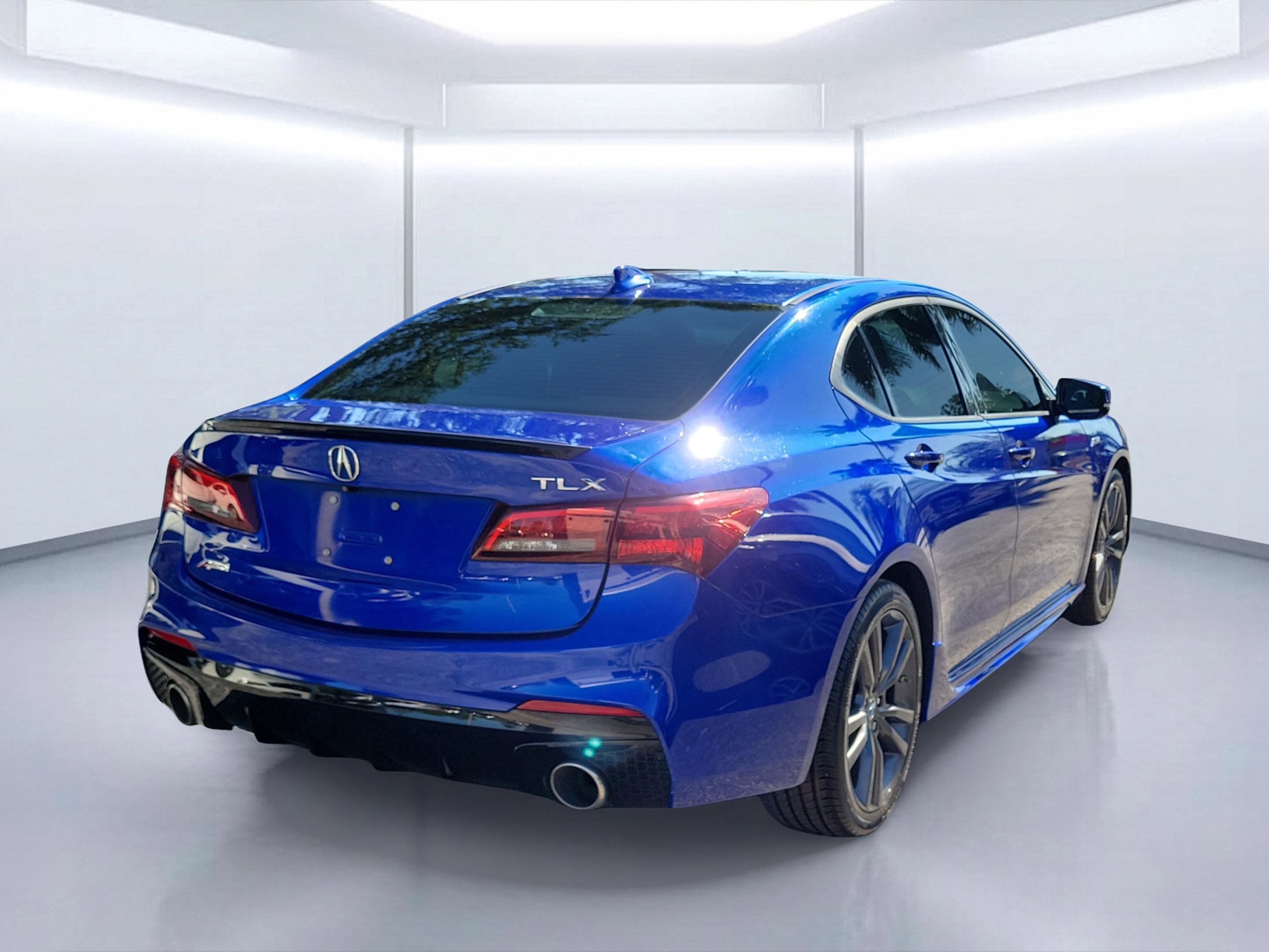 Used 2020 Blue Acura 2.4L A-Spec Pkg image 4