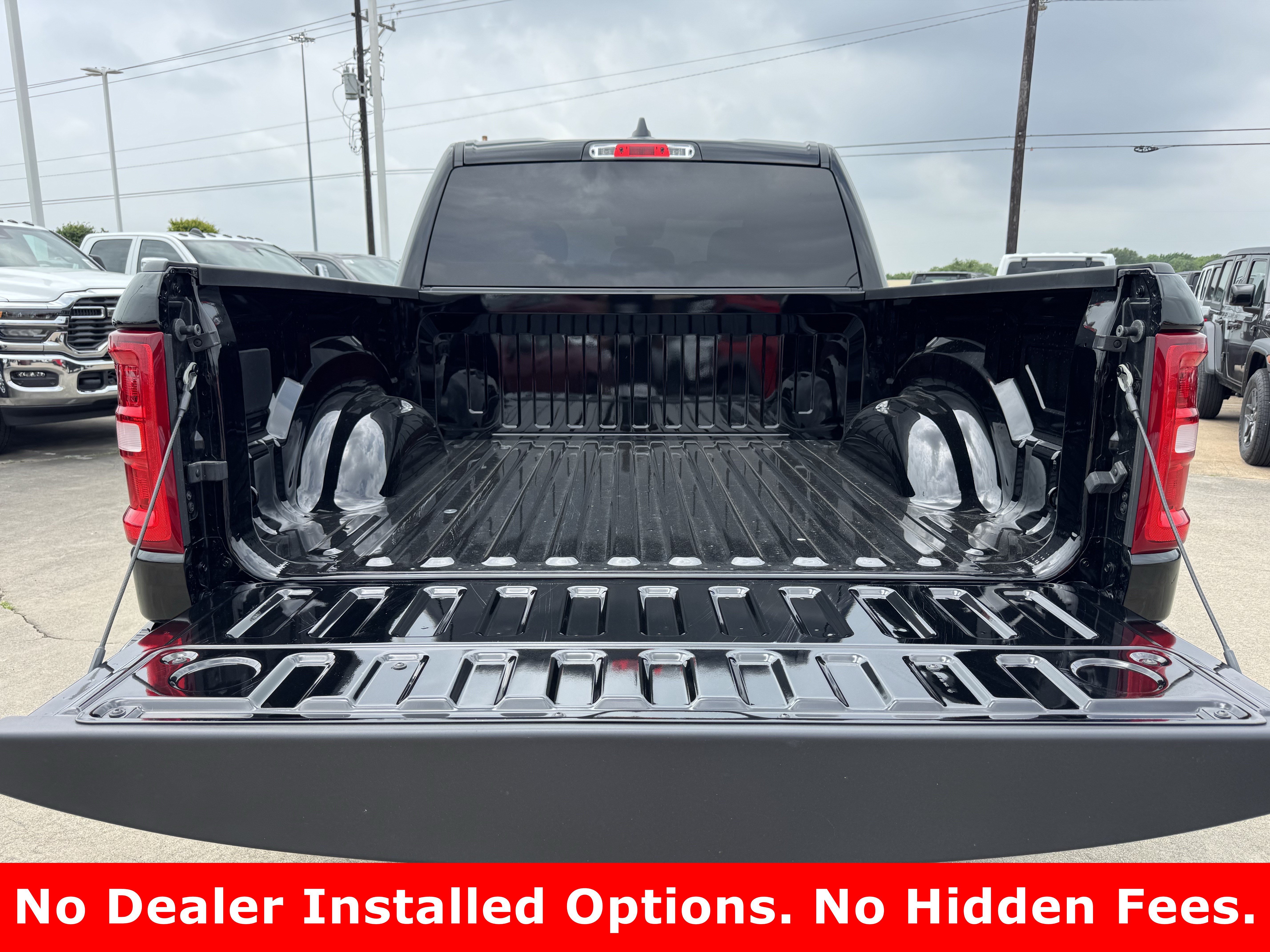 New 2026 Diamond Black Crystal Pearl-Coat Exterior Paint RAM Lone Star image 12