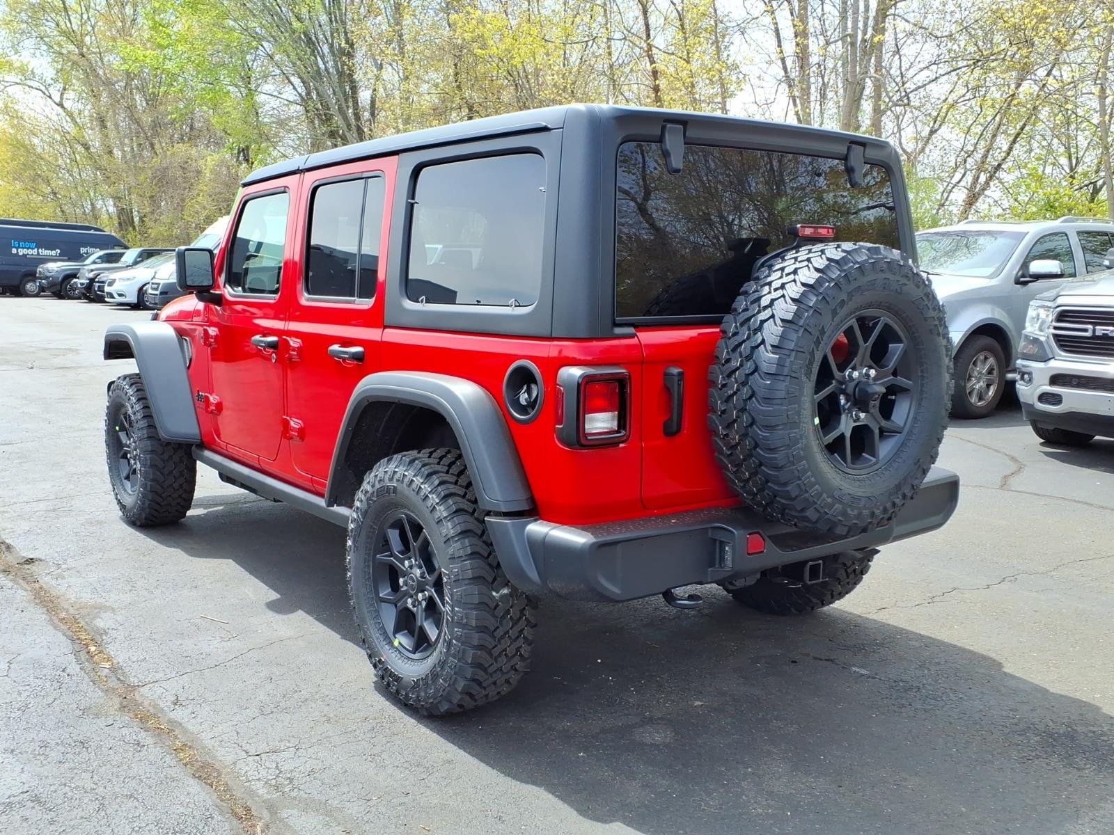 New 2026 Firecracker Red Clear-Coat Exterior Paint Jeep Willys image 4