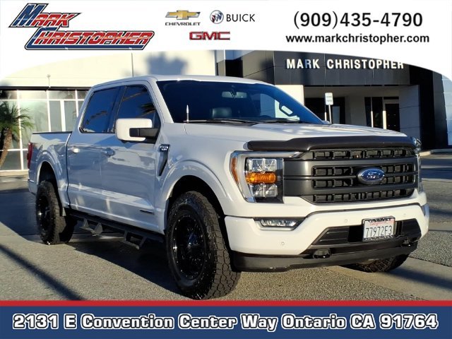 Used 2021 White Ford Lariat image 1