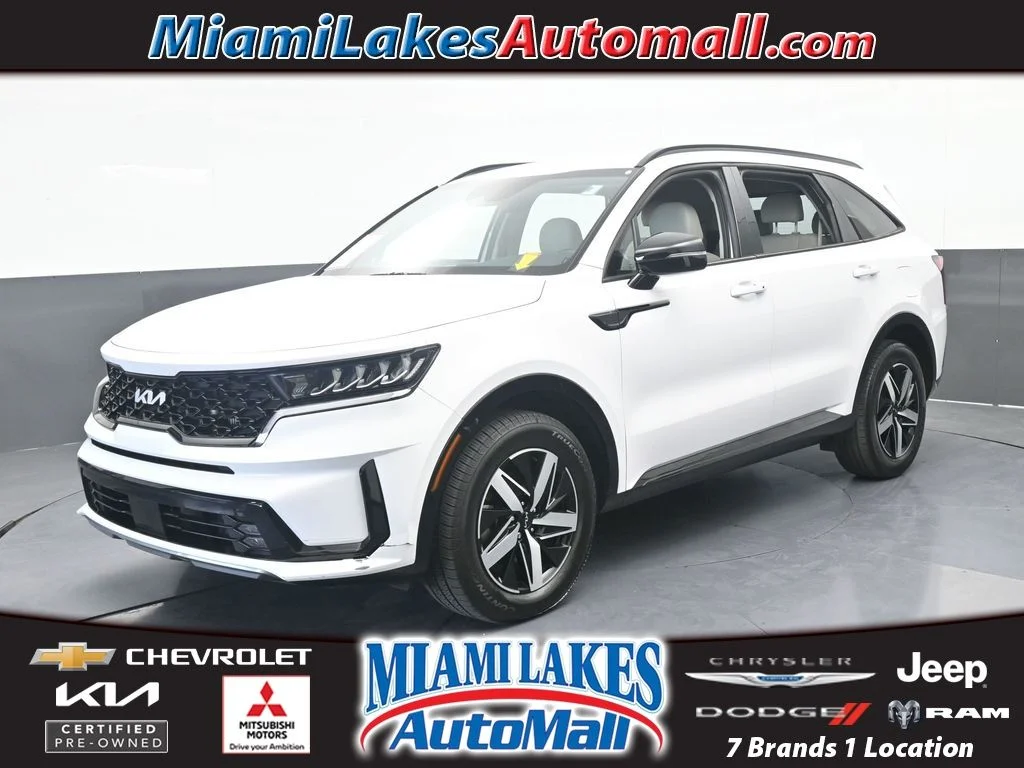 Used 2023 Glacial White Pearl Kia EX image 1