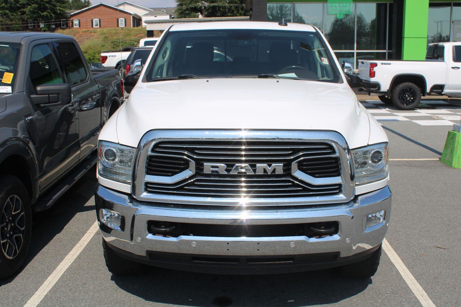 Used 2018 Bright White Clearcoat Ram Longhorn image 2