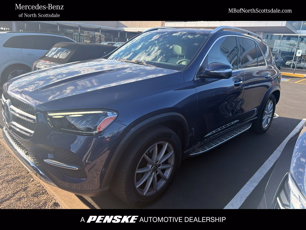 Certified Used 2024 Twilight Blue Metallic Mercedes-Benz GLE 350 image 1