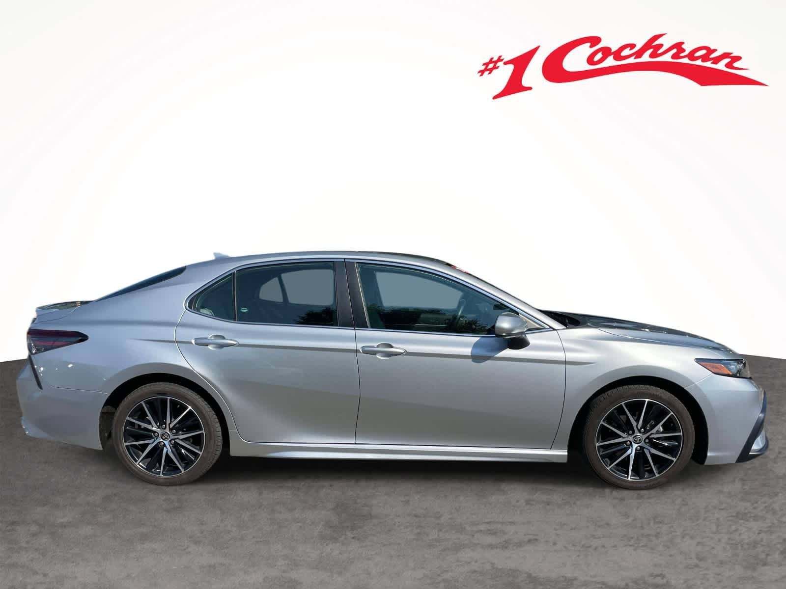 Used 2021 Silver Toyota SE image 8