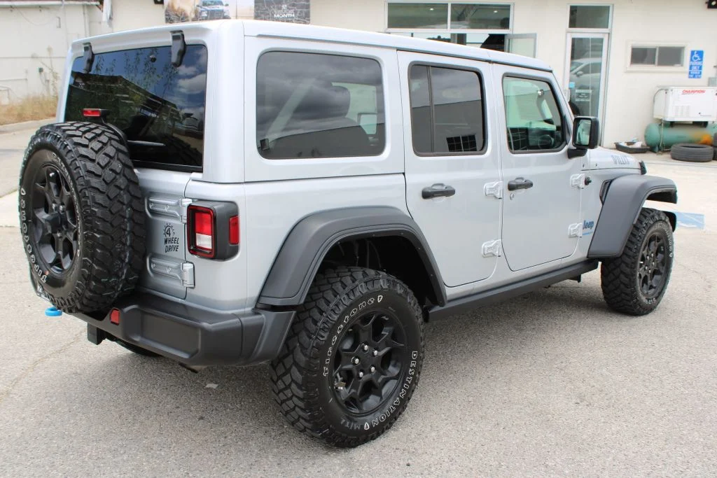 Used 2023 Silver Jeep Willys 4xe image 4