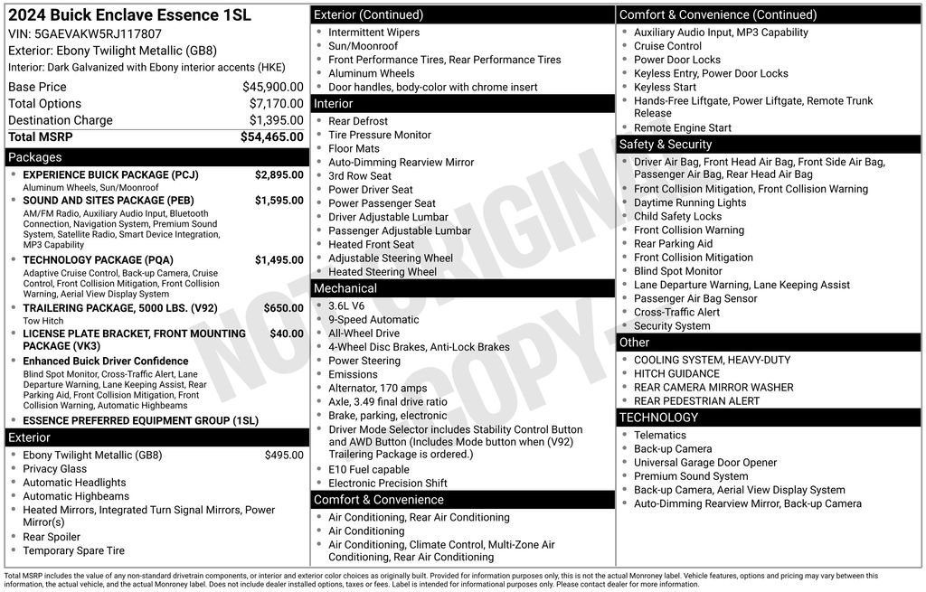 Used 2024 Black Buick Essence image 34