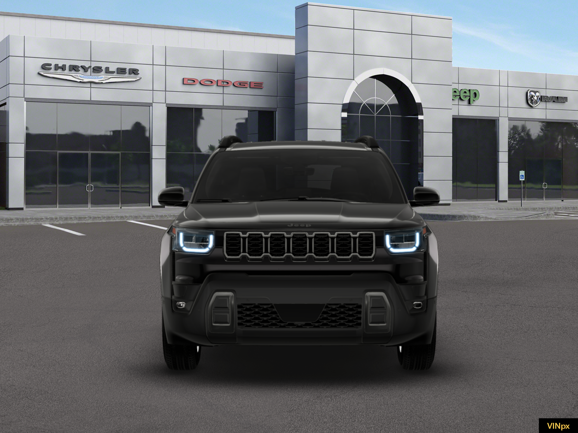 New 2026 Diamond Black Crystal Pearl-Coat Exterior Paint Jeep  image 12