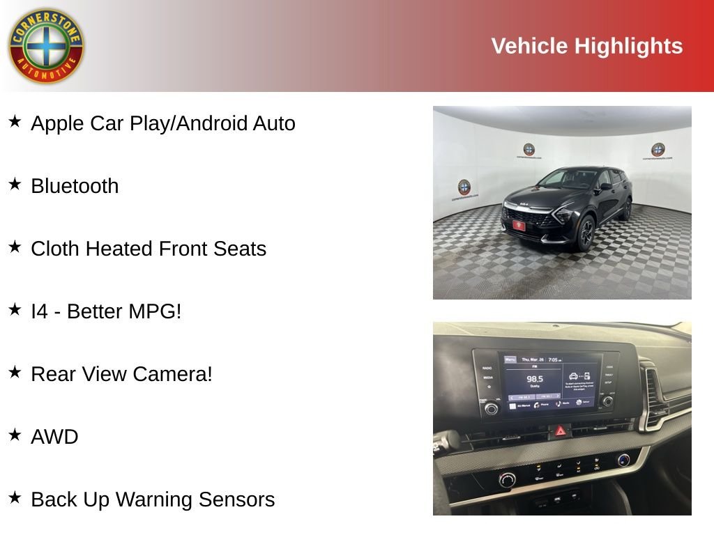 Used 2025 Kia Sportage LX with VIN 5XYK2CDF3SG322907 for sale in Elk River, Minnesota