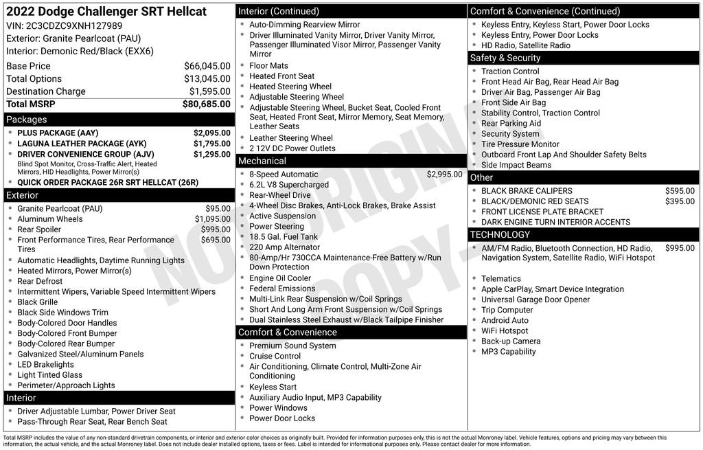 Used 2022 Granite Pearlcoat Dodge  image 27
