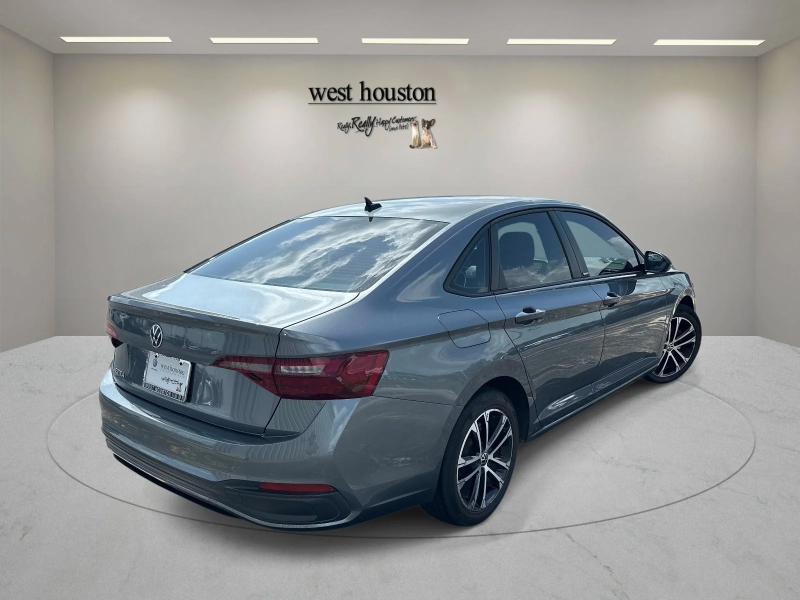 Used 2024 Platinum Gray Metallic Volkswagen Sport Auto image 5